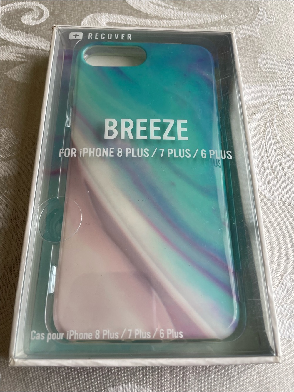 NEW Recover Breeze iPhone 8 Plus / 7 Plus / 6 Plus Case Marble Swirl